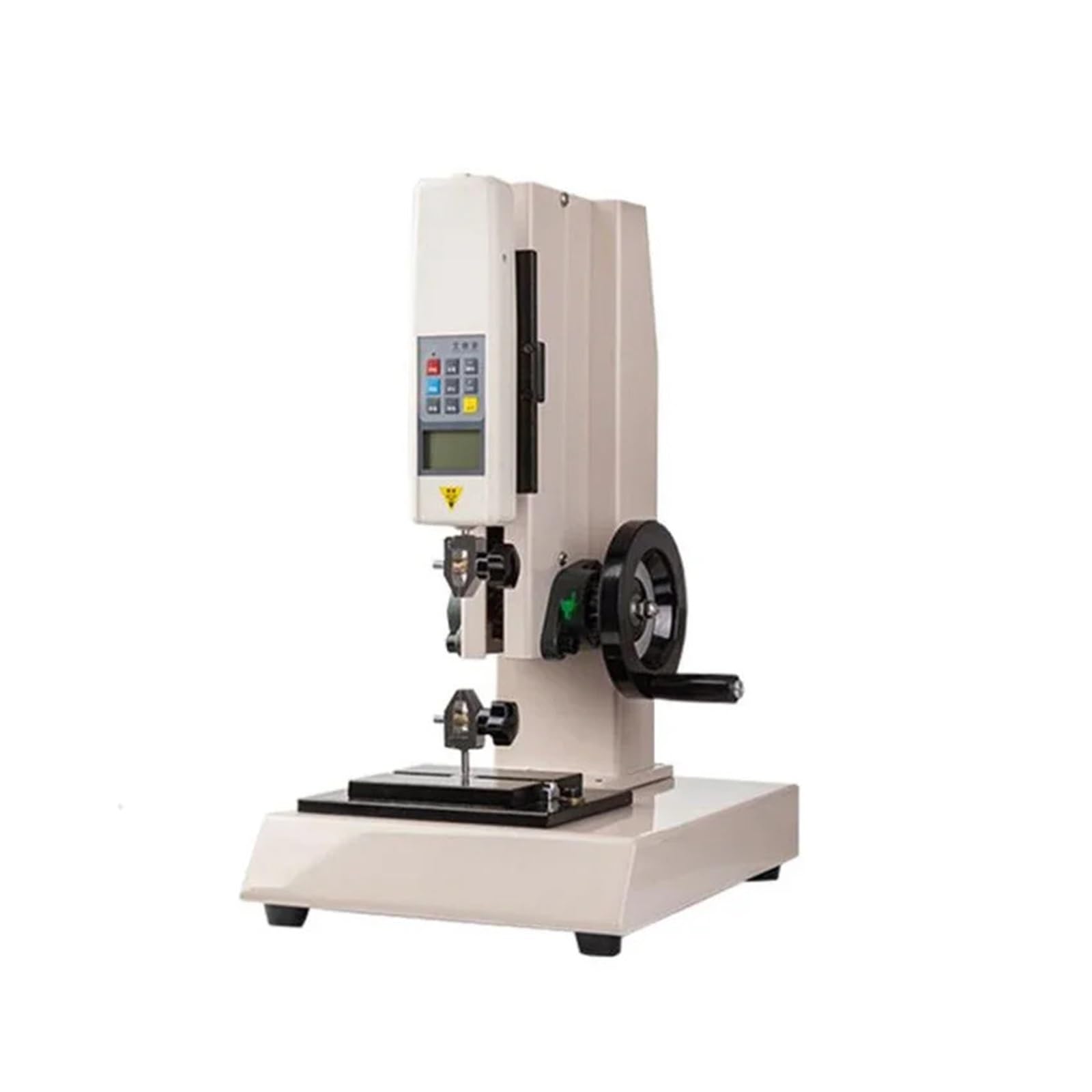 Push-Pull Dynamometer Test Bench Spiral Test Stand Force Measuring Machine Dynamometer Stand Spiral Fe 1000N for Compression(With ruler)