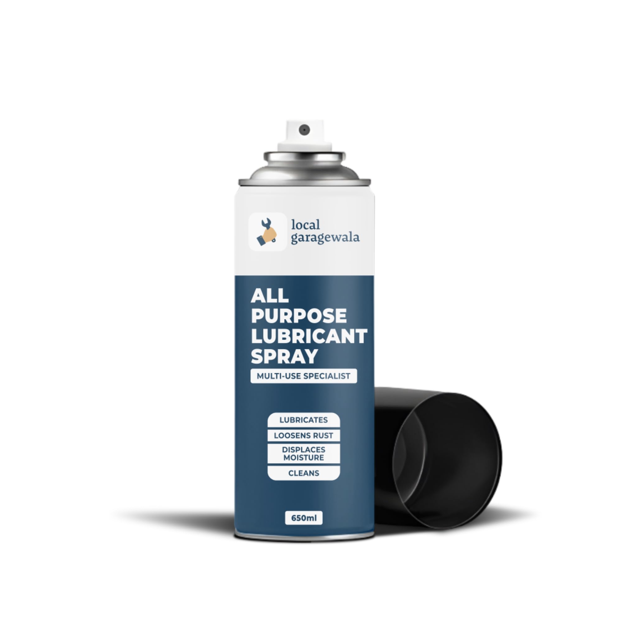 Local Garagewala Anti-Rust Spray, Cleans Bike & Car parts, Loosens Jammed Nuts | Creates Protective Barrier Jumbo pack (650ml)-image-12
