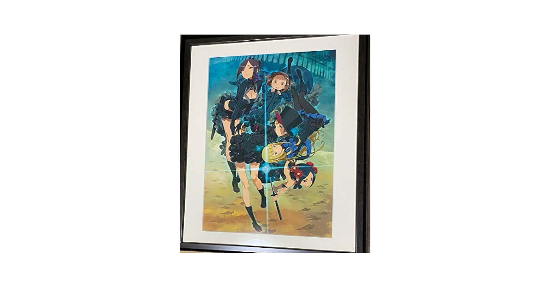 黒星紅白　複製原画 黒星紅白 直筆サイン入りカラー複製イラスト「キノの旅」