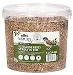 Dehner Natura - Comida para Aves Silvestres, sin c...: Delicioso menú de granos que se puede alimentar durante todo el año Sin cáscara: no deja restos de comida en la terraza y el balcón Muy alta energía gracias a su contenido extra alto de cacahuete de más del 25 % Mezcla de alta calidad con muchas vita...