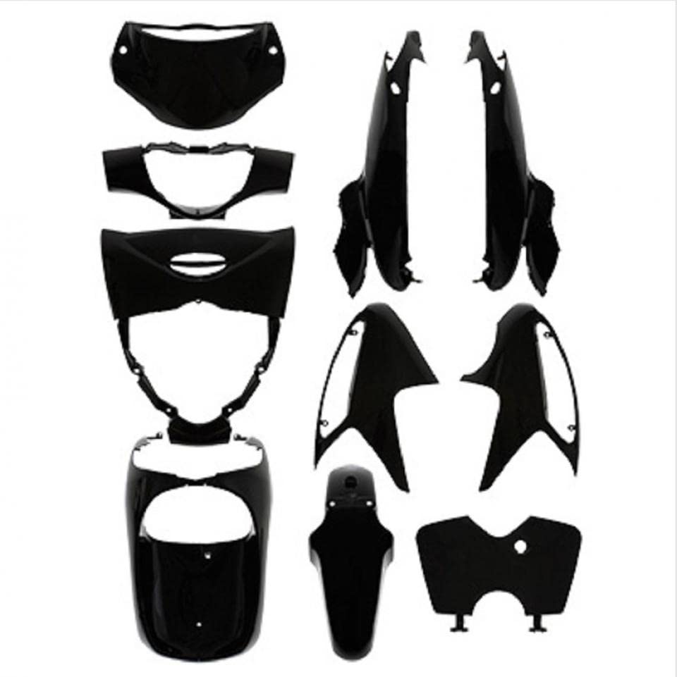 Kit carénage P2R noir brillant pour scooter Honda 125 SH IE 2012-2020