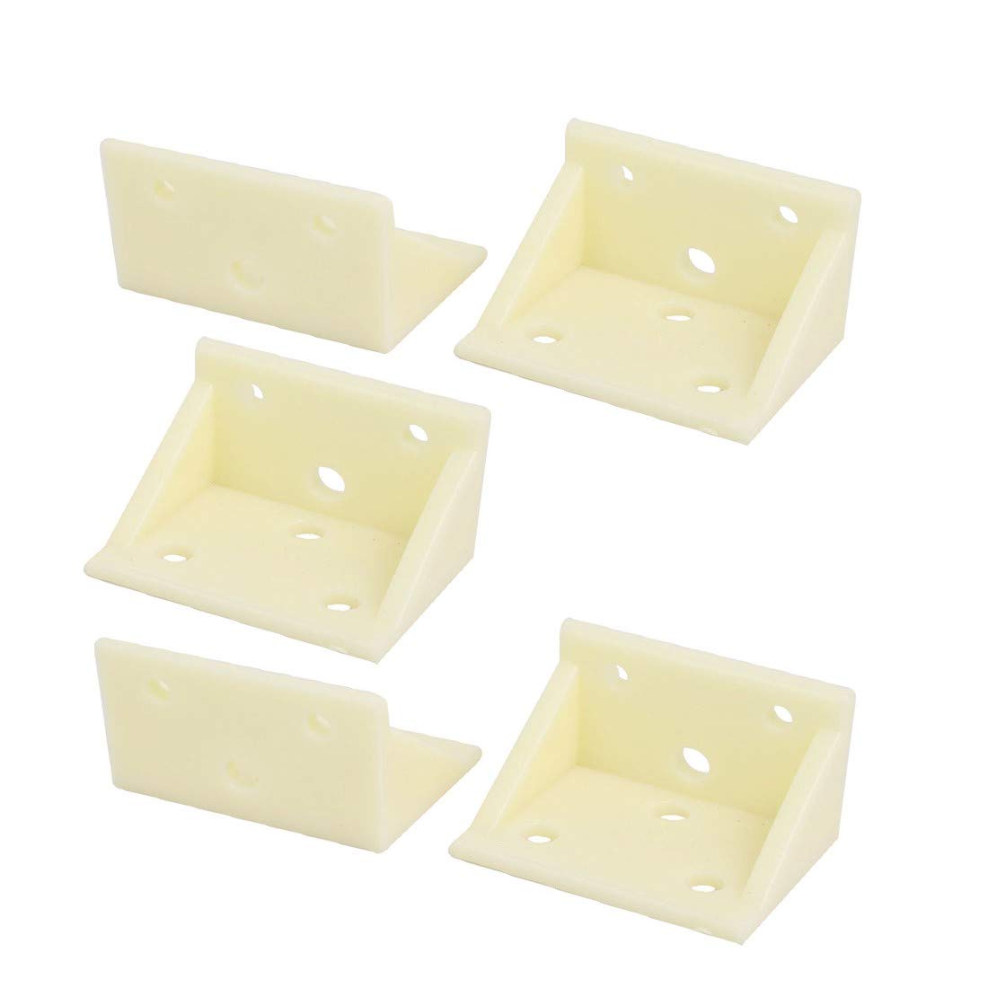 ABS Featured Corner Braces Angle Reliable Efficacy Bracket Joint Beige