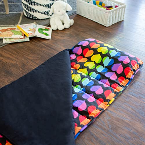 Image of Wildkin Kids Original Nap Mat - Cozy Kids Sleep Mat with Pillow, ideal for School & Travel