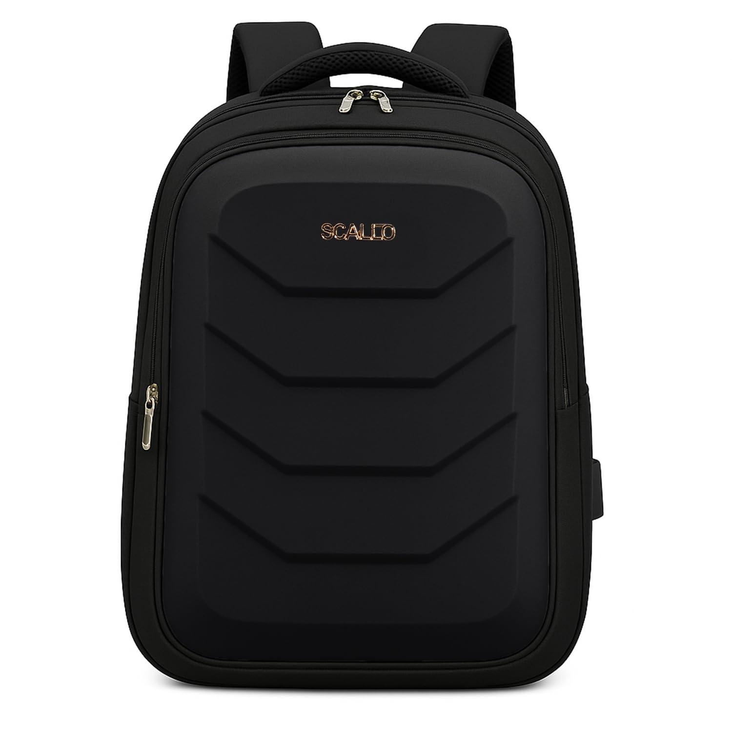 syga Men & Women Hard Shell Laptop Backpack | Large Capacity Business & Travel Bag | Water-Resistant, Lightweight & Durable – Black-picture-28