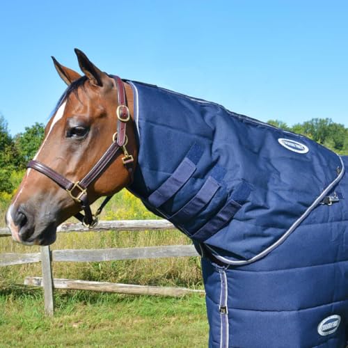 Country Pride Horse Neck Cover (Medium, Navy Blue)