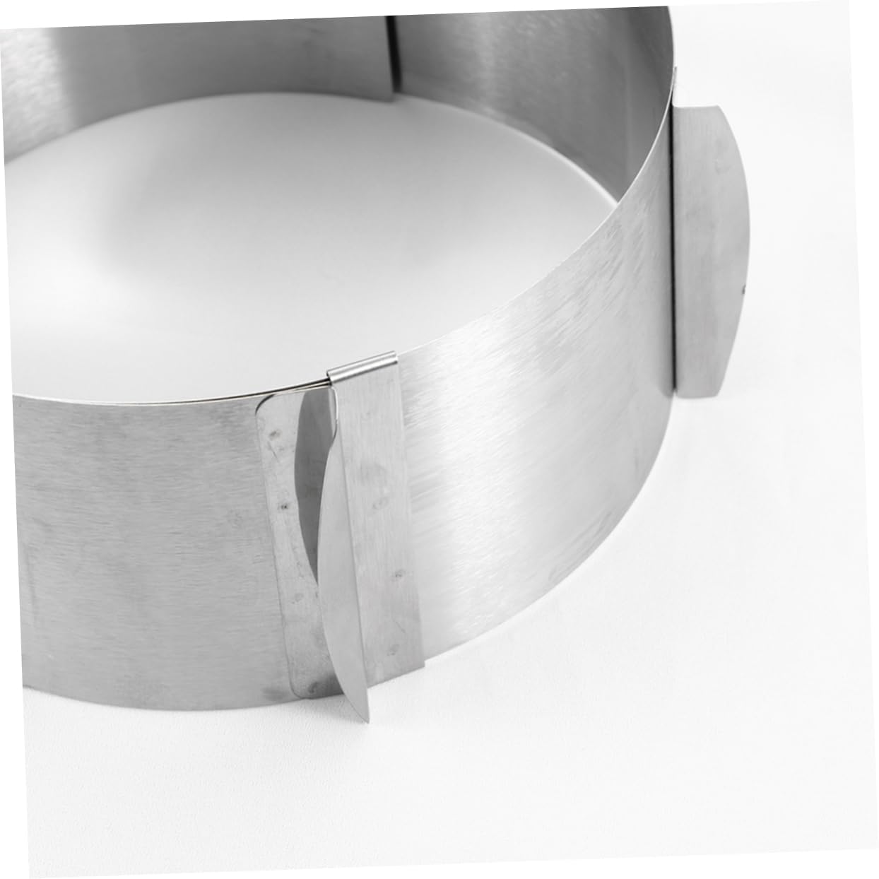 Zerodeko Adjustable Stainless Steel Mousse Cake Mold Versatile Baking Ring for Layered Cake Creation for DIY Pastry and Mousse Desserts