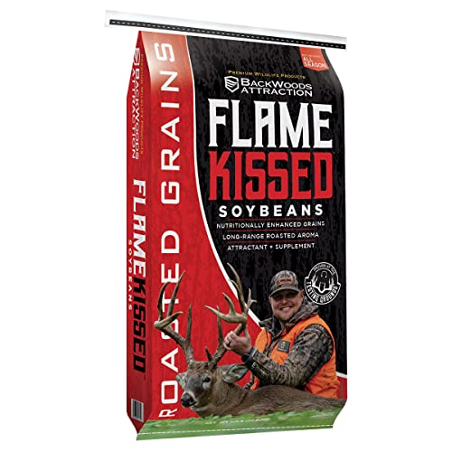 Backwoods Attraction Flamekissed Soybeans - Wildlife Attractant - 50 Pound Bag