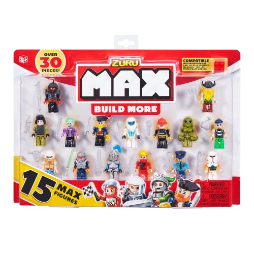 ZURU Max Build More Lot de 15 Figurines