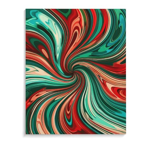 Tableau mural personnalisé anti-vide motif tourbillon artistique