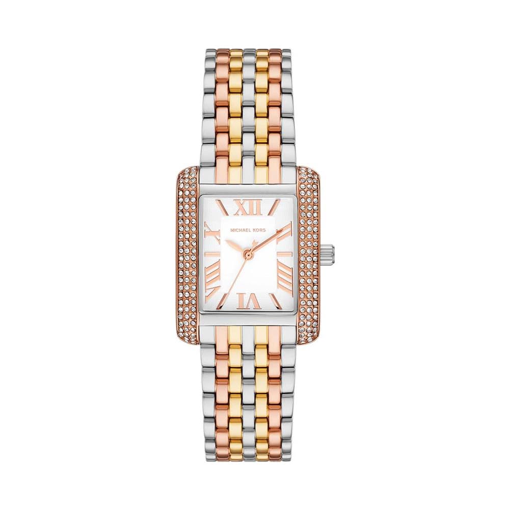 Michael Kors Emery orologio per donna, movimento al quarzo con cinturino in acciaio inossiorologio perbile o in pelle