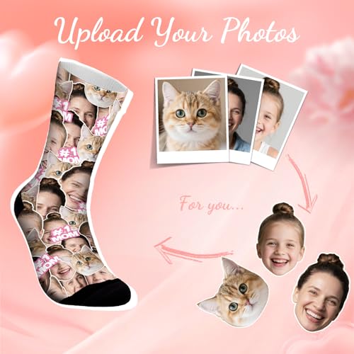 Bemaystar Custom Socks with Photo,Personalized Socks Gifts,Funny Sock Gag Gifts3