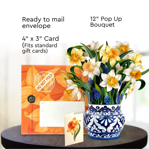 Freshcut Paper 3703 Pop Up Cards, Paper Flower Bouquet 3D Popup Greeting Cards thumb #4