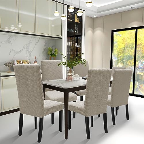 XINEAGE 2 Packs Newest Pattern Dining Chair Slipcover Parsons Chair Furniture Protector Stretch Chair Covers for Dining Room Restaurant - Image 2