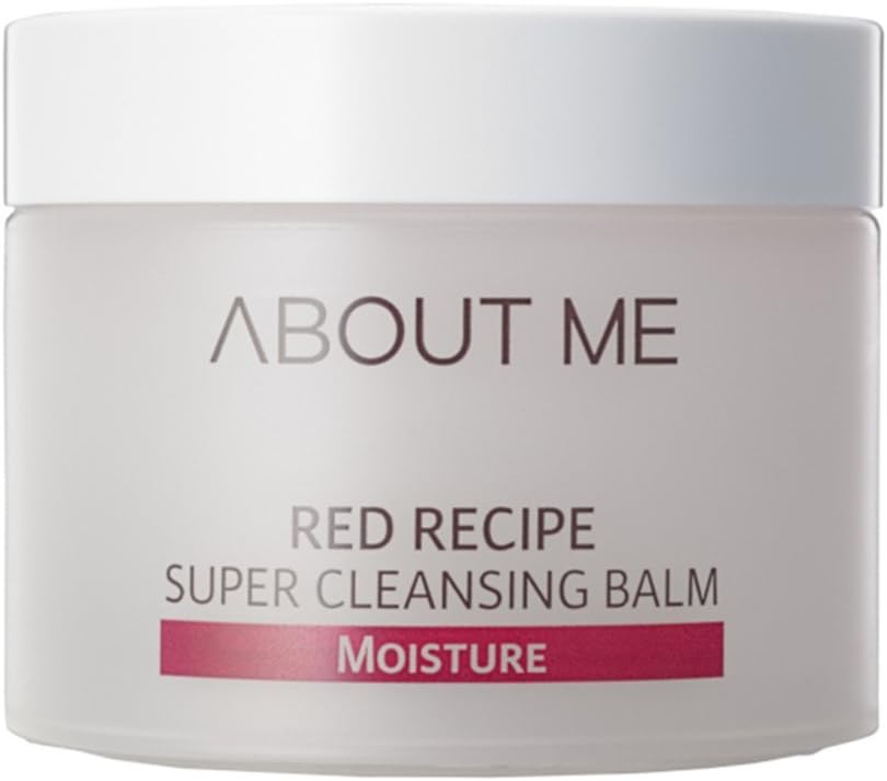 About Me Red Recipe Super Cleansing Balm 90ml - A Solid Sherbet Form, Soft Cleansing