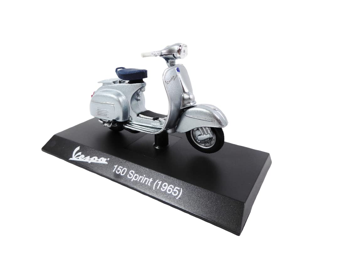 OPO 10 - Collection miniature scooter 1/18 compatible with Piaggio Vespa 150 Sprint gray - 1965 - Ves0051