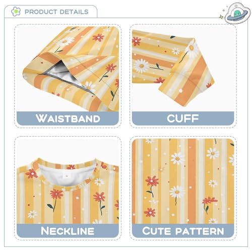 JUNZAN Small Daisies Big Girls Hoodie Sweatshirt Fleece Kids Pullover Hoodie Camping 4T3