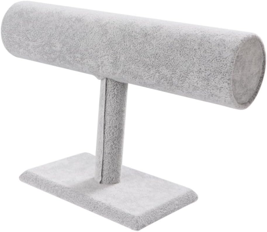 Bracelet Display Stand Cloth Jewelry Rack T Shaped Single Layer