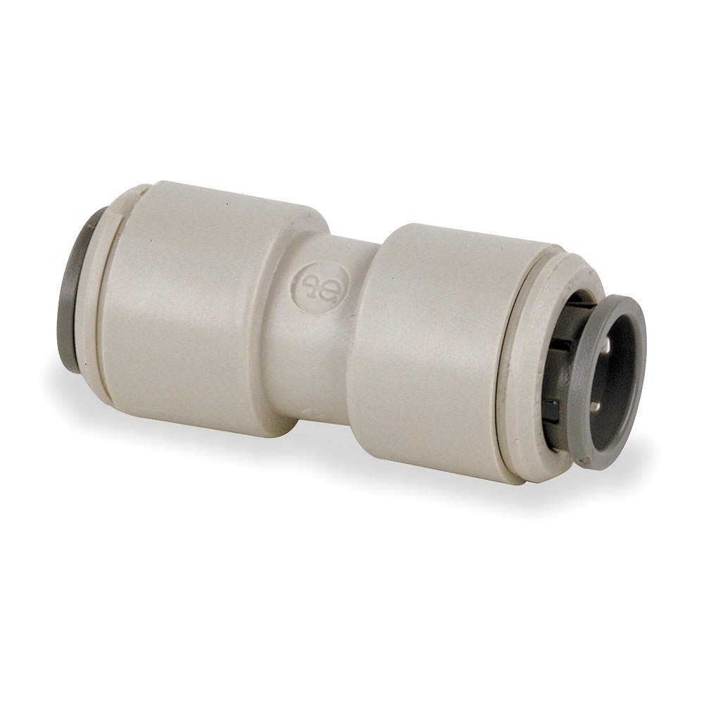 JOHN GUEST - 1/4" OD EQUAL STRAIGHT CONNECTOR - Equal Straight Connector (Push-in Fittings, Imperial) - PACK SIZE: 1x5