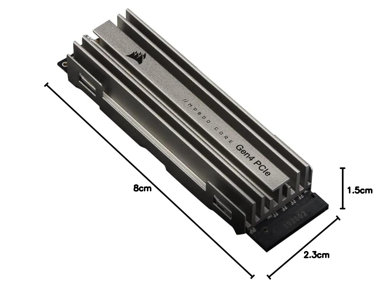 Corsair CSSD-F2000GBMP600COR 2 TB, Dysk Twardy SSD PCI-E x4, Czarny
