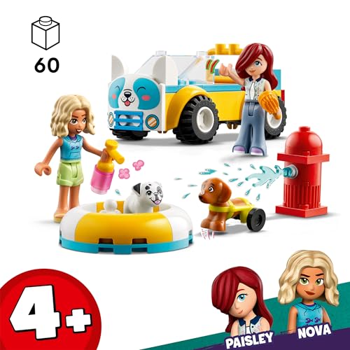 Image of LEGO Friends Dog-Grooming Car, Vehicle Playset 42635 Building Blocks Toys for 4+ Gift for Boys and Girls