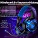 Pacrate Gaming Headset mit Mikrofon für PS5 Nintendo Switch PS4 Xbox One PC