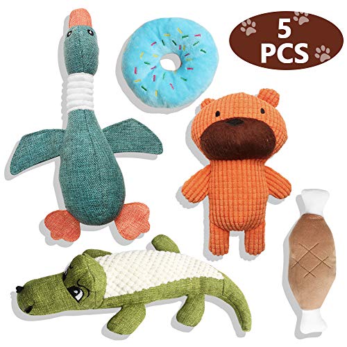 Hotbird 10pcs Puppy Chew Toys Dog Teething Training, Cotton Puppies Rope Toy for Small Dog