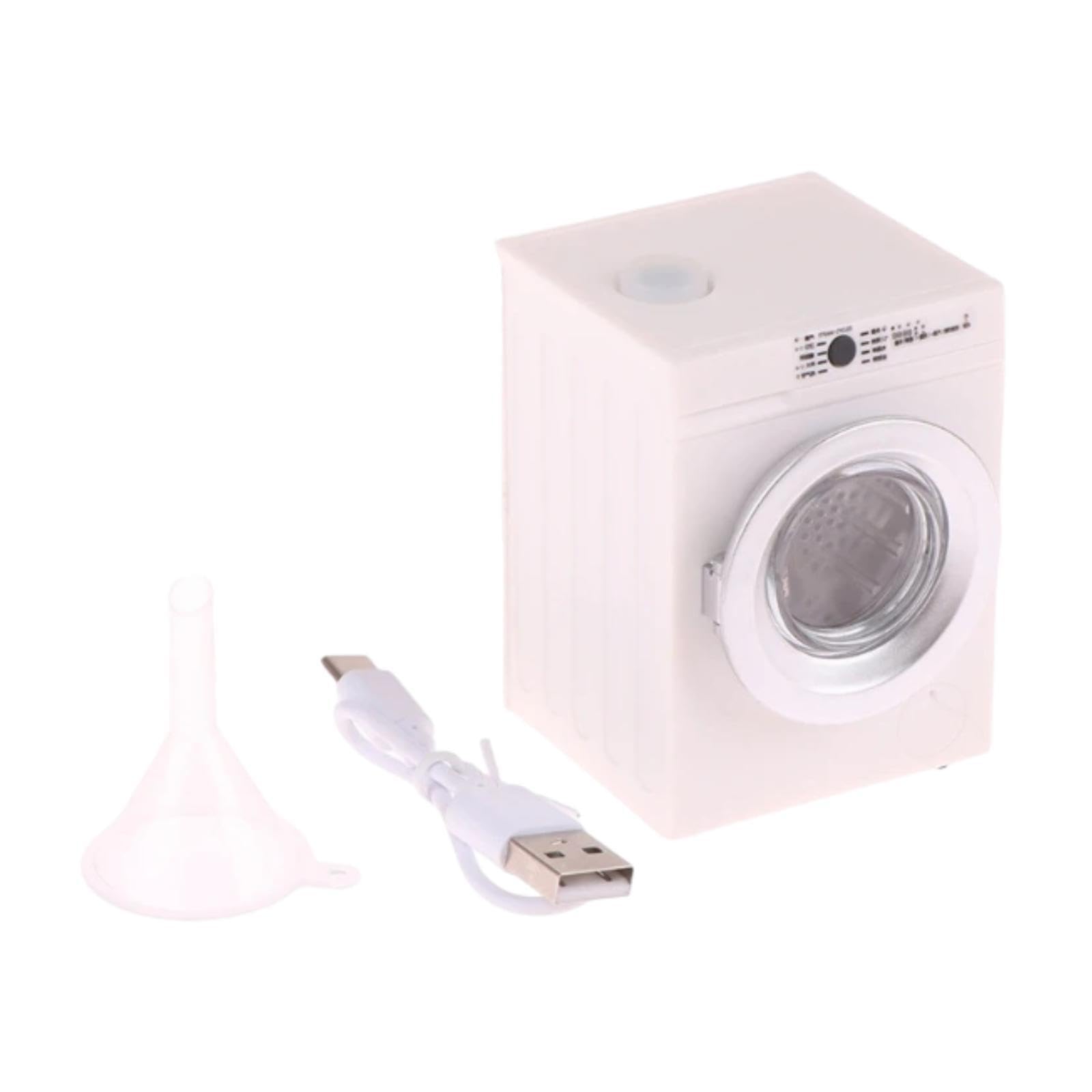 KIOALXZ Brings Life To Spaces With 1/12 Dollhouse Miniature Washing Machine Decoration Piece For Kids Imagination Mini Drum Washing Machine Decoration Life Scene , White , 5.1x4.6x7cm