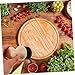 Yardenfun 2pcs Wood Applicator Brush Cutting Board Oil Wax Helper for Kitchen Utensils