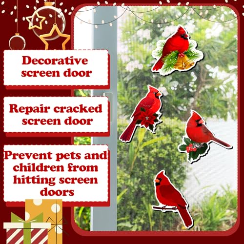 Imanes Decorativos para Puerta de Pantalla Cardinal 8 Piezas miniatura 4