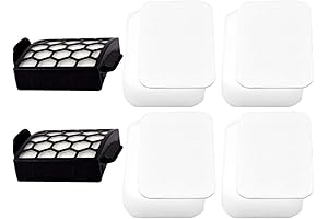 4 Foam + Felt, 2 HEPA Filters Replacement Kits for Shark Navigator...