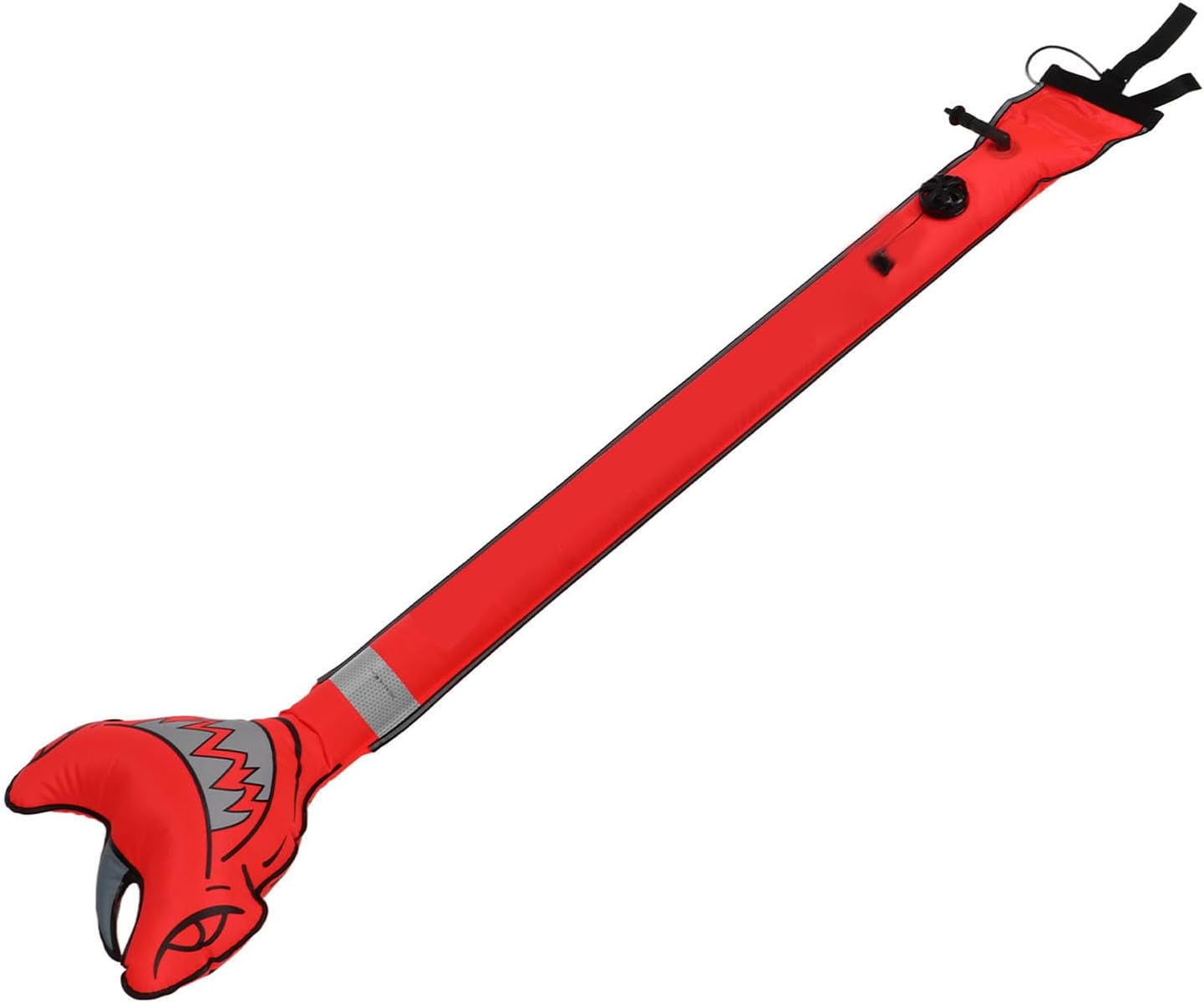 Fydun High Visibility Hammerhead Inflatable Marker Buoy for Diving, Snorkeling, and Spearfishing Safety Tube (Orange), Fydun9advczst07-12