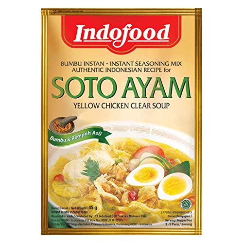 Indofood Bumbu Soto Ayam (Indonesian Yellow Chicken Clear