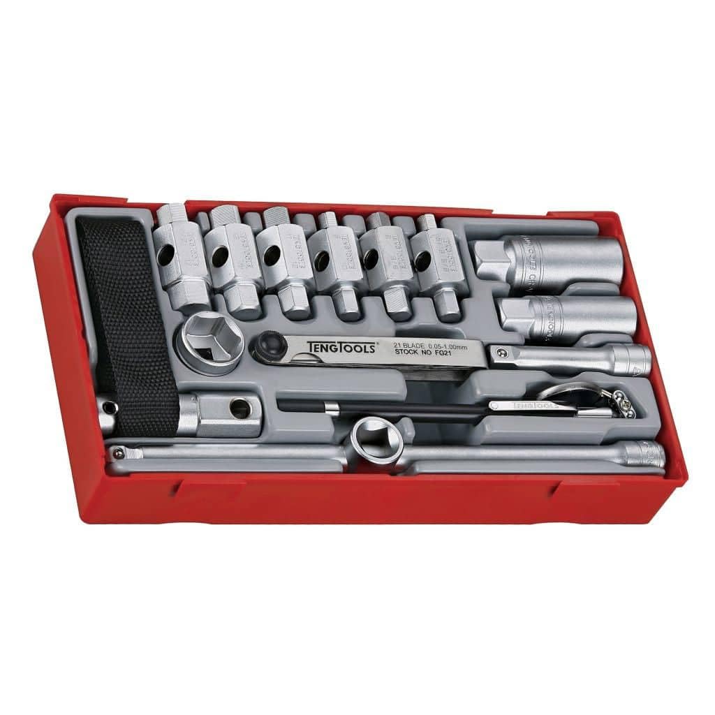 Teng TTOS16 Oil Service Kit, 16 Piece TENTTOS16