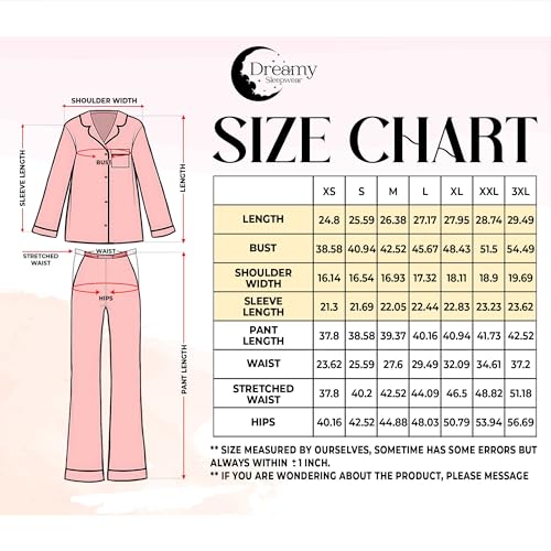 Image of Pajamas Set For Women - Cozy Loungewear Long Sleeve Top and Pants Sleepwear