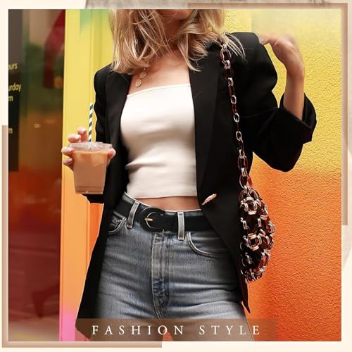 Women's Genuine Leather Belt Casual Fashion Waist Belt for Jeans Pants3