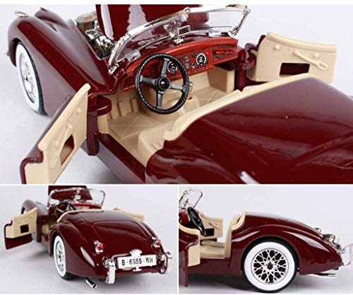 YXYOL Auto-Modell aus Metall für Erwachsene, XK120 Auto-Modell-Car 1: 24, Simulation Legierung Druckguss-Spielzeug-Auto… – Bild 7