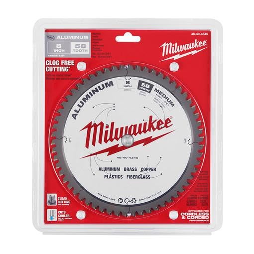 Milwaukee 48404345 Special Circular Saw Blade Metal 203x5/8x2.4x58-48404345