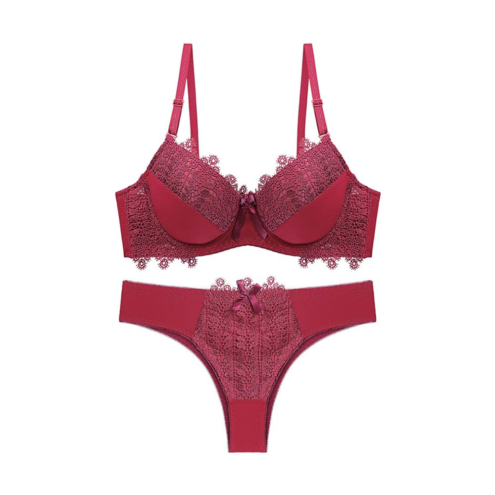 secret lives Padded Push up Bra Panty Lingerie Set for Women 32B - 38B-picture-22