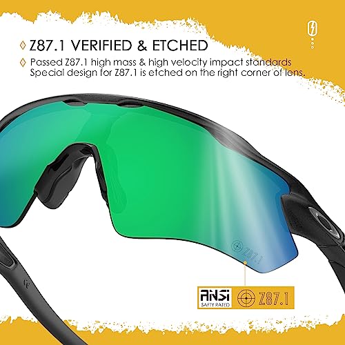 Image of ANSI Z87.1 Replacement Lenses For Oakley Drop Point OO9367 Sunglasses