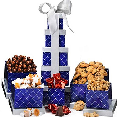 Happy Birthday Snack Gift Tower Grocery & Gourmet Food