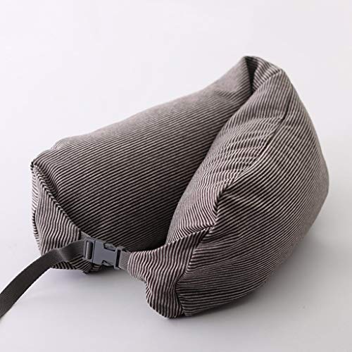 Majing Cojín Almohada Cuello Almohada Cabeza En Forma De U Portátil, Cama Almohada Almohada Cuello En Forma De U Almohada Protección De Viaje Almohada Cervical (Color : A)