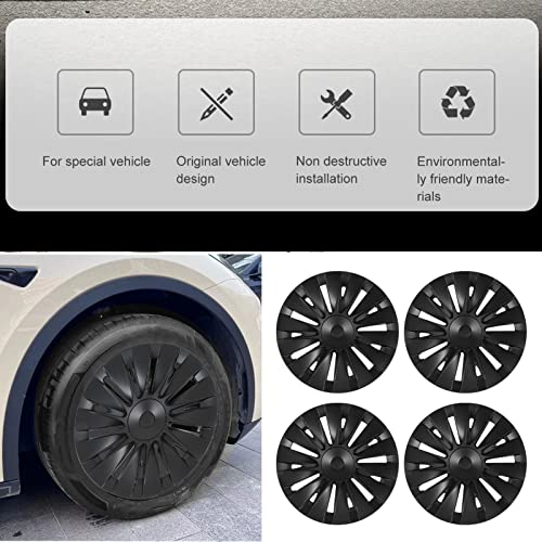 Cache-moyeu de roue de remplacement Tesla Model Y 19 pouces