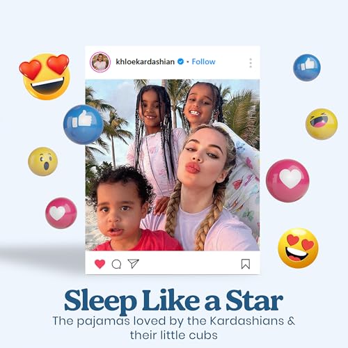 Zip N' Bear Buttery Soft Pajamas for Kids - Viscose From Bamboo Pjs - Styled By Kardashians - Pomegranate Pajamas for Girls2