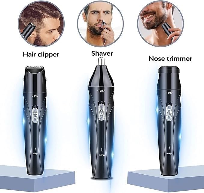 Rasatore per peli del Naso, Professionale USB Ricaricabile, Pulizia dei peli dell'orecchio e del Naso, indolore, Facile da Pulire, Unisex