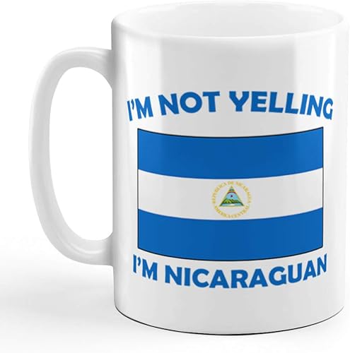 Miniatura 1 de Taza de té de café con texto en inglés "I'M Not Yelling I Am Nicaraguan Nicaraguans Nicaraguans - Taza de té para Navidad, regalo de Hanukkah para