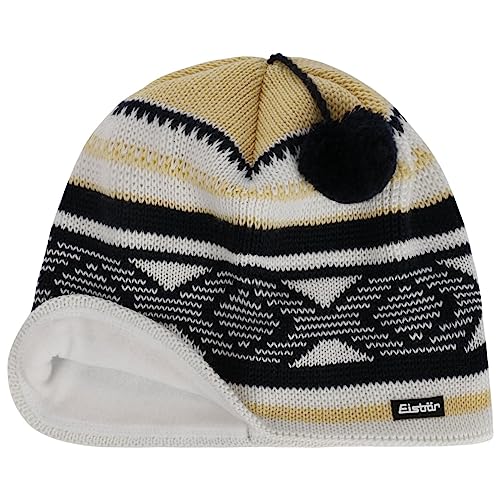 Bonnet a pompon Eisbär ski hiver chaud beanie avec doublure - 4