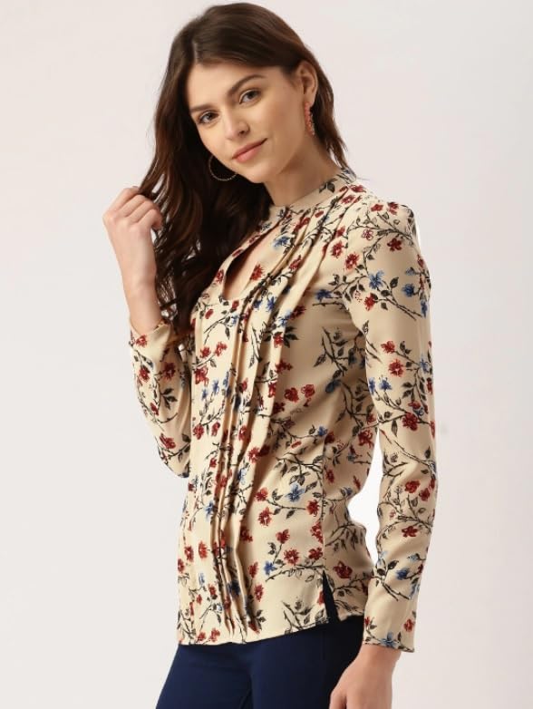 Image of HITHROW Solid Regular Fit Women's Tops