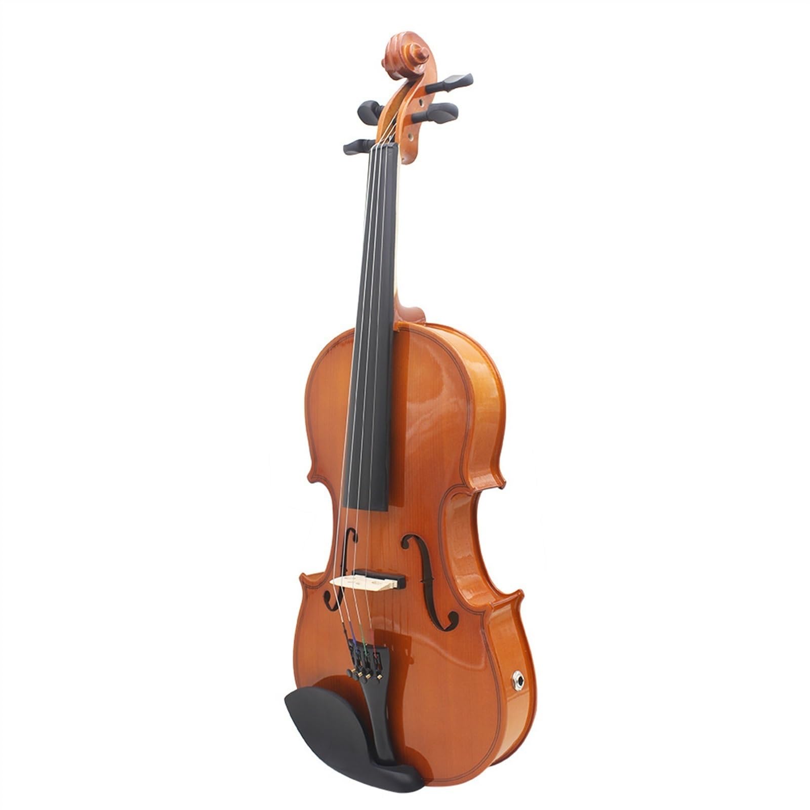 Violín Violín Eléctrico De Madera Original 4/4 Panel De Abeto Tela Cuerdas Y Otros Accesorios