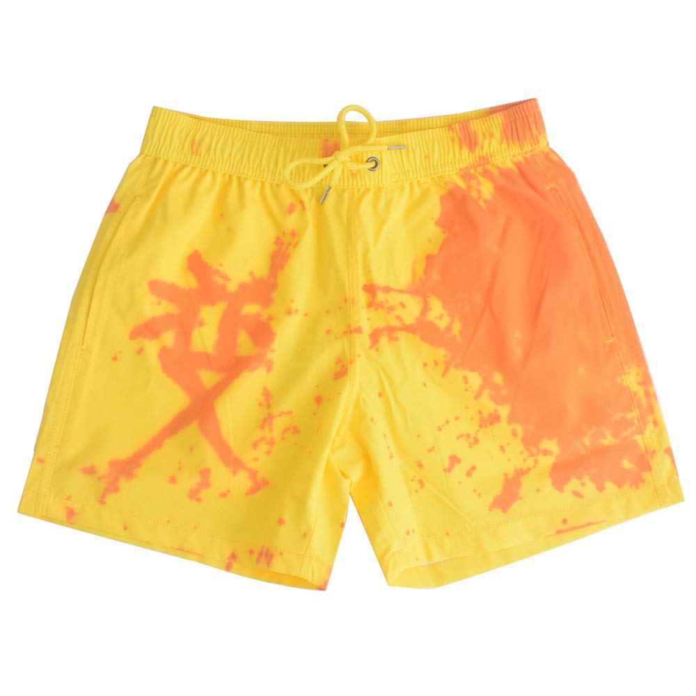 Fashion Thalposis Color-Change Male Large Size Swimming Trunks Trichromatic Change Beach Shorts -MAIOO-image-34