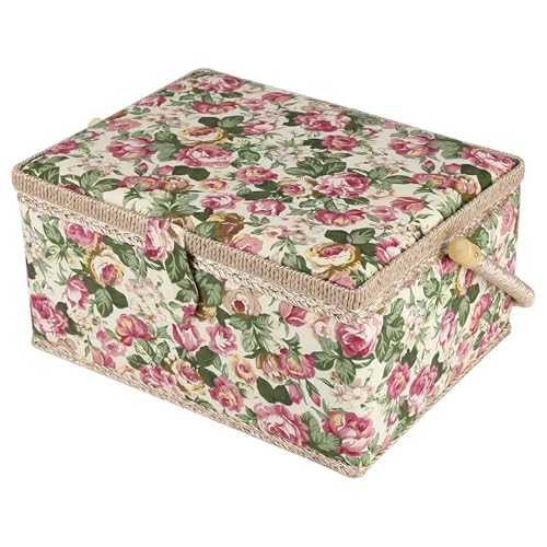 Kits de couture pour adultes sous forme de grand coffret fleuri à offrir